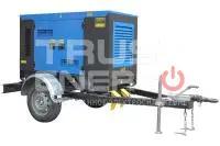 Дизельный генератор ТСС АД-200C-Т400-1РКМ15 на прицепе